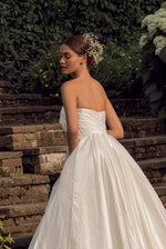 Strapless A-Line Wedding Gown