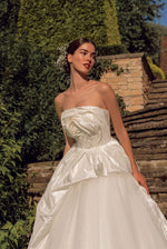 Strapless A-Line Wedding Gown