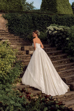 Strapless A-Line Wedding Gown