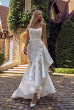 Strapless Wrap Wedding Dress