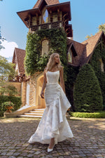 Strapless Wrap Wedding Dress